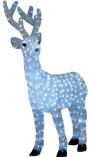 Led Φωτιζόμενο Ακρυλικό Ελάφι Με Μετασχηματιστή Ip44 ,108(Η)cm