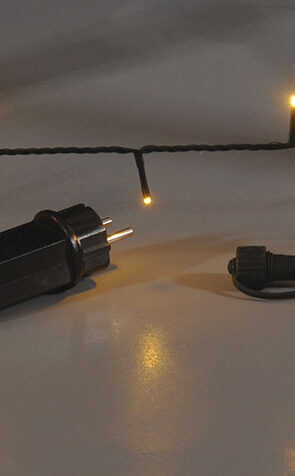 200Led Λαμπάκια Με Επέκταση Και Μετασχηματιστή Ip44 ,Πράσινο Καλώδιο/Θερμό (Warm) Λαμπάκι ,10 Μέτρα