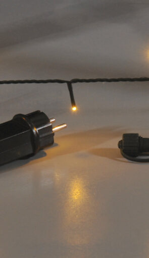 320Led Amber Λαμπάκια Με Πρόγραμμα,Επέκταση Και Μετασχηματιστή Ip44 ,Πράσινο Καλώδιο/Θερμό Λαμπάκι 16 Μέτρα