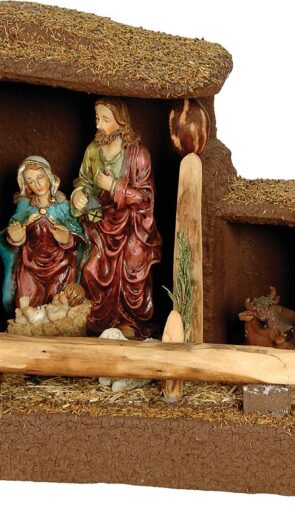 Συνθετική Χριστουγεννιάτικη Φάτνη 40 x 23 x 30(h)cm