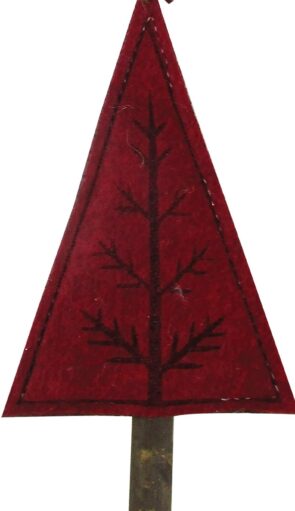 Πάνινο Κρεμαστό Χριστουγεννιάτικο Στολίδι 8 x 2 x 17(h)cm