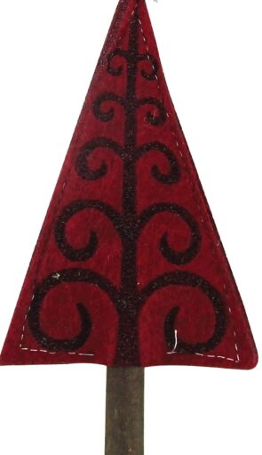 Πάνινο Κρεμαστό Χριστουγεννιάτικο Στολίδι 8 x 2 x 17(h)cm