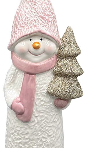 Πήλινο Επιτραπέζιο Χριστουγεννιάτικο Στολίδι 8 x 7 x 27(h)cm