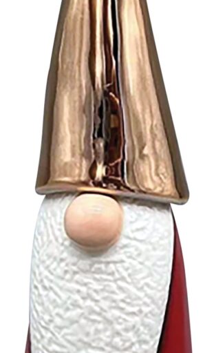 Πήλινο Επιτραπέζιο Χριστουγεννιάτικο Στολίδι 7 x 7 x 25(h)cm