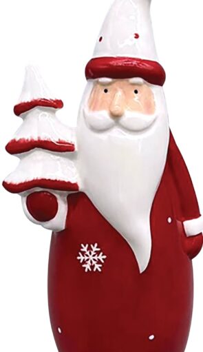 Πήλινο Επιτραπέζιο Χριστουγεννιάτικο Στολίδι 10 x 8 x 23(h)cm