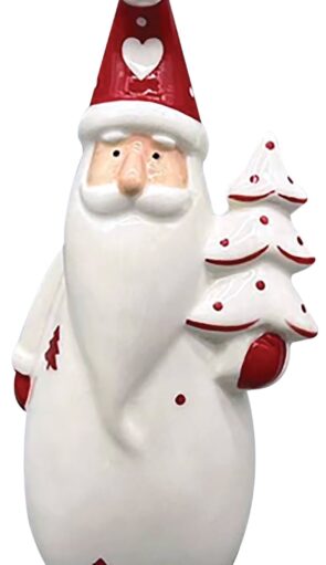 Πήλινο Επιτραπέζιο Χριστουγεννιάτικο Στολίδι 8 x 6 x 17(h)cm