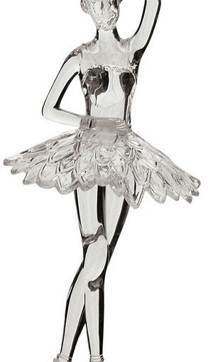 Ακρυλικό Κρεμαστό Χριστουγεννιάτικο Στολίδι Μπαλαρίνα 8 x 18(h)cm