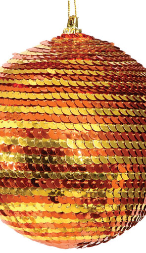 Πλαστική Χριστουγεννιάτικη Μπάλα 8cm