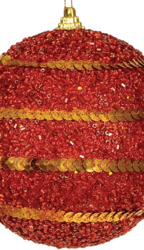 Πλαστική Χριστουγεννιάτικη Μπάλα 8cm