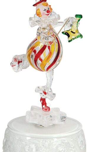 Ακρυλικό Κουρδιστό Επιτραπέζιο Χριστουγεννιάτικο Στοιχείο 21cm