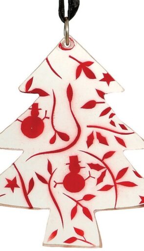 Ακρυλικό Κρεμαστό Χριστουγεννιάτικο Στολίδι 10cm