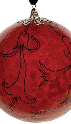 Ακρυλική - Φιλντισι Χριστουγεννιάτικη Μπλαλα 9cm