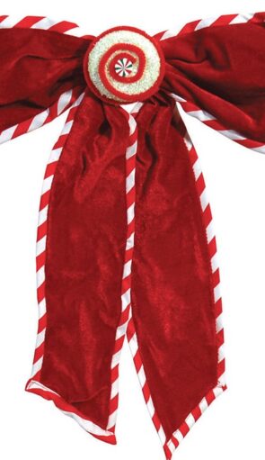 Κόκκινος Χριστουγεννιάτικος Φιόγκος 40 x 6 x 48(h)cm