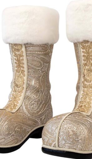 Επιδαπέδιες Χριστουγεννιάτικες Διακοσμητικες Μπότες 30 x 28 x 38(h)cm ,Σέτ 2 Τεμαχίων