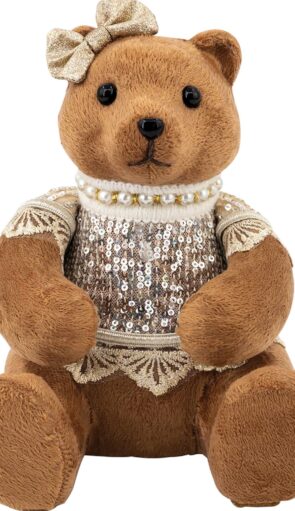 Χριστουγεννιάτικη Διακοσμητική Αρκούδα 17 x 15 x 20(h)cm
