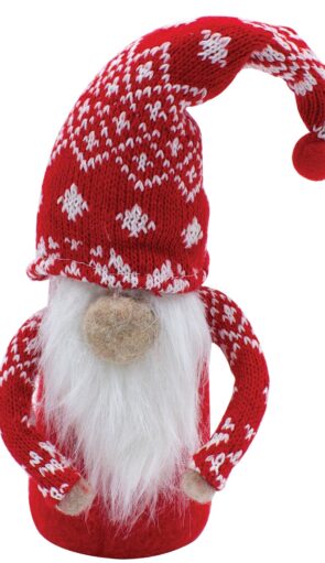 Πάνινος Χριστουγεννιάτικος Διακοσμητικός Νάνος 30cm