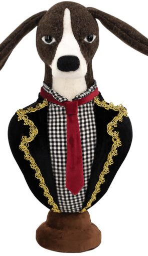 Χριστουγεννιάτικο Διακοσμητικό Σκυλάκι 23 x 20 x 48(h)cm