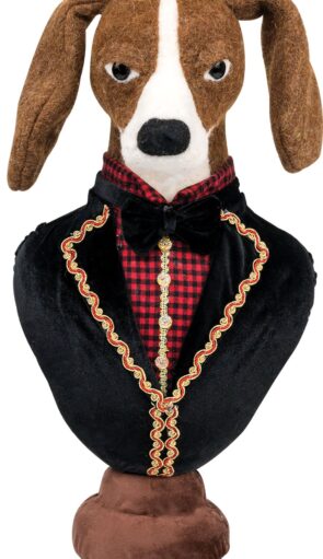 Χριστουγεννιάτικο Διακοσμητικό Σκυλάκι 23 x 20 x 48(h)cm