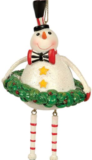 Πήλινο Κρεμαστό Χριστουγεννιάτικο Στολίδι 14cm