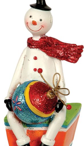 Πήλινο Κρεμαστό Χριστουγεννιάτικο Στολίδι 12cm