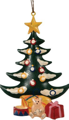 Μεταλλικό Κρεμαστό Χριστουγεννιάτικο Στολίδι 12cm