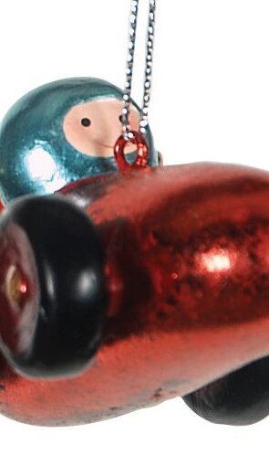 Πήλινο Κρεμαστό Χριστουγεννιάτικο Στολίδι 7cm