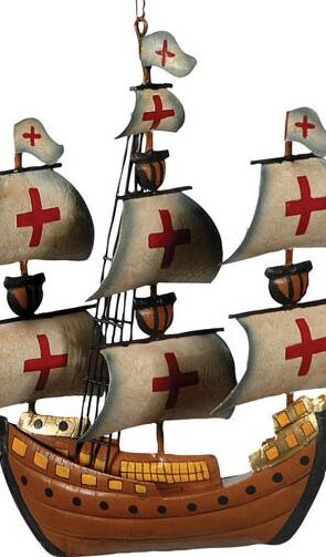 Κρεμαστό Μεταλλικό Χριστουγεννιάτικο Στολίδι 20cm