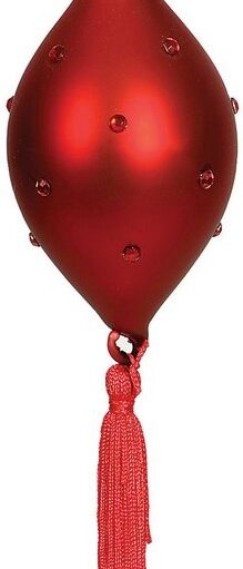 Γυάλινη Χριστουγεννιάτικη Μπάλα 20cm, Σετ 4 Τεμαχίων