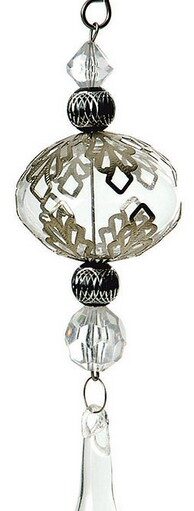 Γυάλινο Κρεμαστό Χριστουγεννιάτικο Στολίδι 18cm