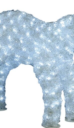 Led Φωτιζόμενο Ακρυλικό Ελάφι ,45 x 35(H)cm