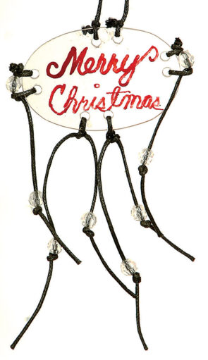 Ακρυλικό Κρεμαστό Χριστουγεννιάτικο Στολίδι 13cm