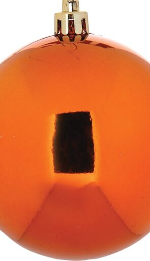 Πλαστική Γυαλιστερή Χριστουγεννιάτικη Μπάλα 4cm