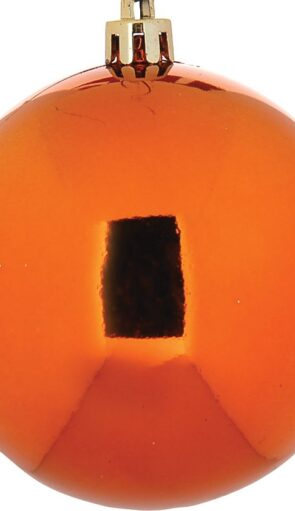 Πλαστική Γυαλιστερή Χριστουγεννιάτικη Μπάλα 6cm