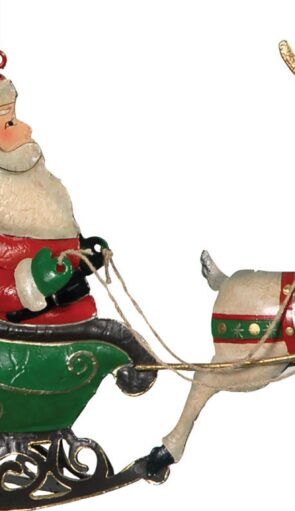 Μεταλλικό Κρεμαστό Χριστουγεννιάτικο Στολίδι 24cm