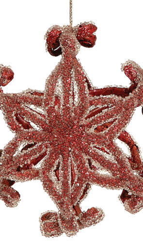 Χριστουγεννιάτικη Μπάλα Αστέρι 10cm