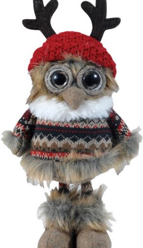 Λούτρινο Χριστουγεννιάτικο Διακοσμητικό 15 x 10 x 28(h)cm