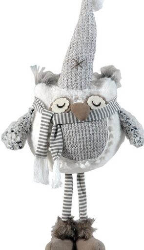 Λούτρινο Χριστουγεννιάτικο Διακοσμητικό 22 x 16 x 44(h)cm