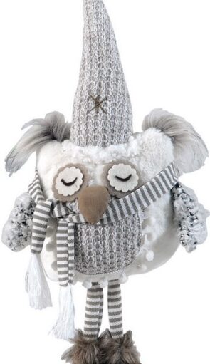 Λούτρινο Χριστουγεννιάτικο Διακοσμητικό 19 x 11 x 32(h)cm