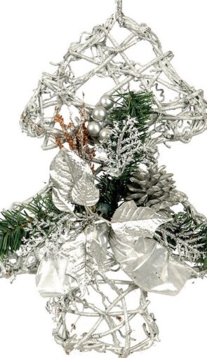 Ξύλινο Κρεμαστό Χριστουγεννιάτικο Στολίδι 35cm