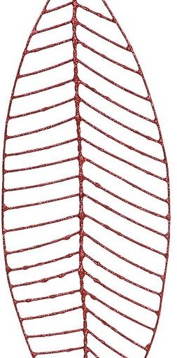 Χριστουγεννιάτικο Διακοσμητικό Φύλλο 28cm