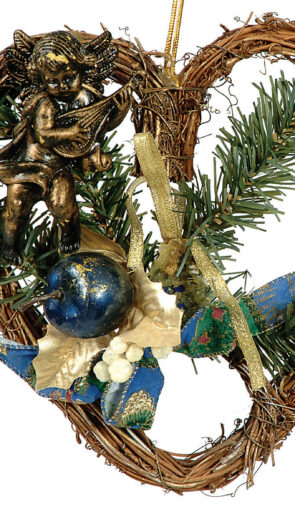 Ξύλινο Κρεμαστό Χριστουγεννιάτικο Στολίδι 20cm