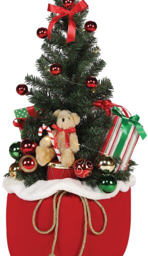 Δέντρο Σε Σάκο Με Μουσική Μπαταρίας 80cm