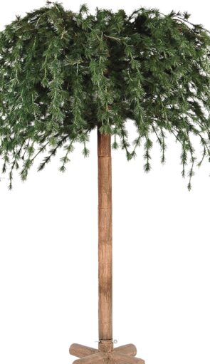 Χριστουγεννιάτικο Δέντρο Ομπρέλα Με Ξύλινο Κορμό 210cm