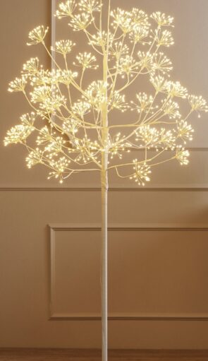 Led Φωτιζόμενο Χριστουγεννιάτικο Δέντρο Με 1568Led Και Θερμό Φωτισμό 180(h)cm ,Ip44