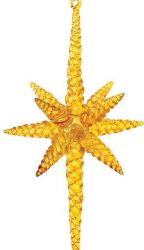 Γυάλινο Κρεμαστό Χριστουγεννιάτικο Στολίδι 16cm