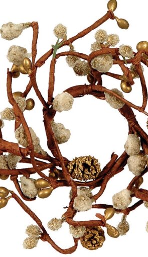 Χριστουγεννιάτικο Διακοσμητικό Στεφάνι 10cm