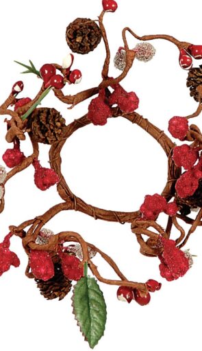 Χριστουγεννιάτικο Διακοσμητικό Στεφάνι 7cm